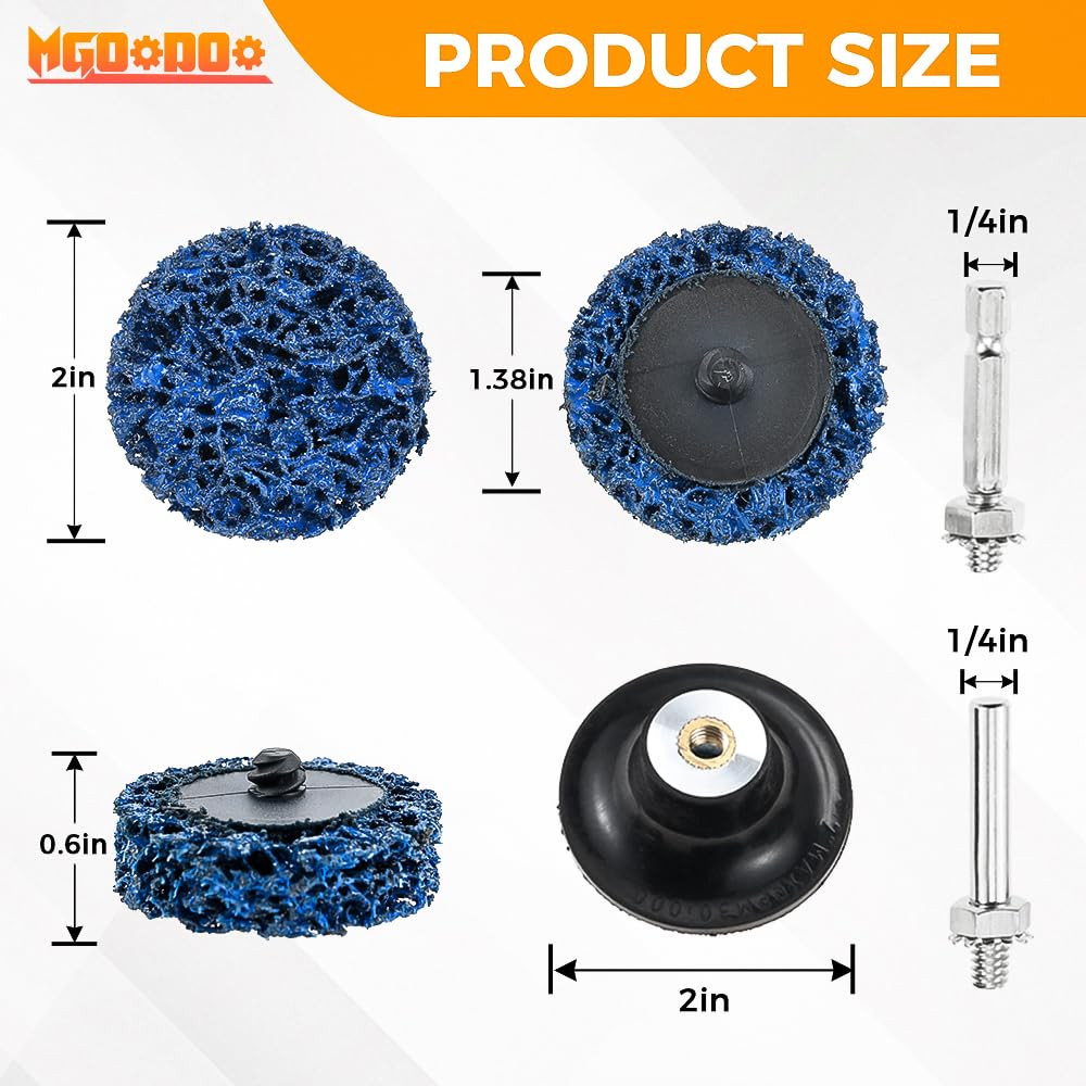 33 Pcs Diamond Sanding Discs Kit,2 Inch Quick Change Easy Strip Discs with 1/4