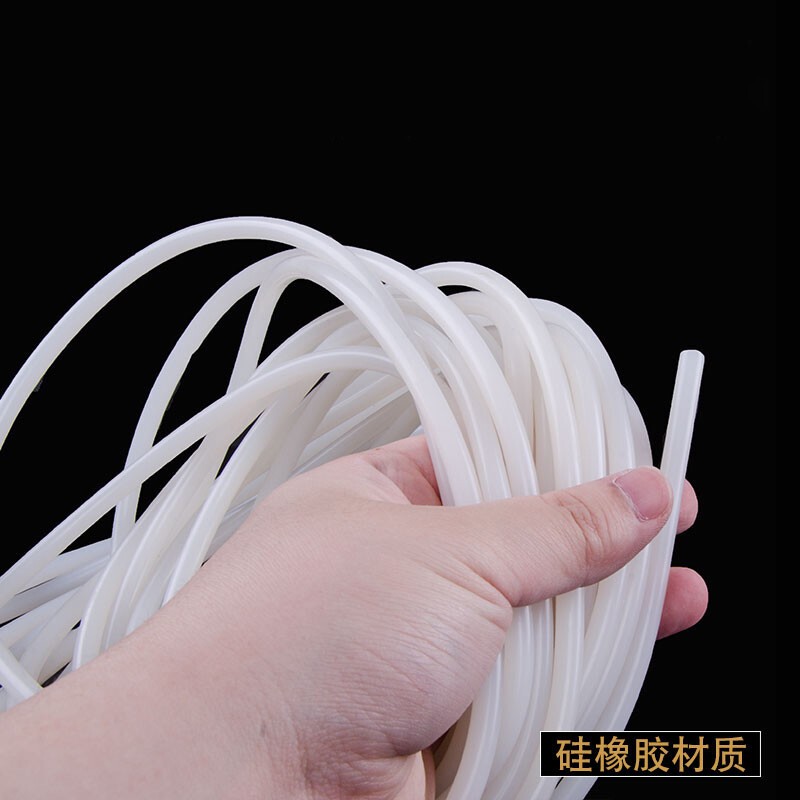 Dia 1mm~25mm Solid Silicone Rubber Cord White Seal O Ring High Temperature Cord