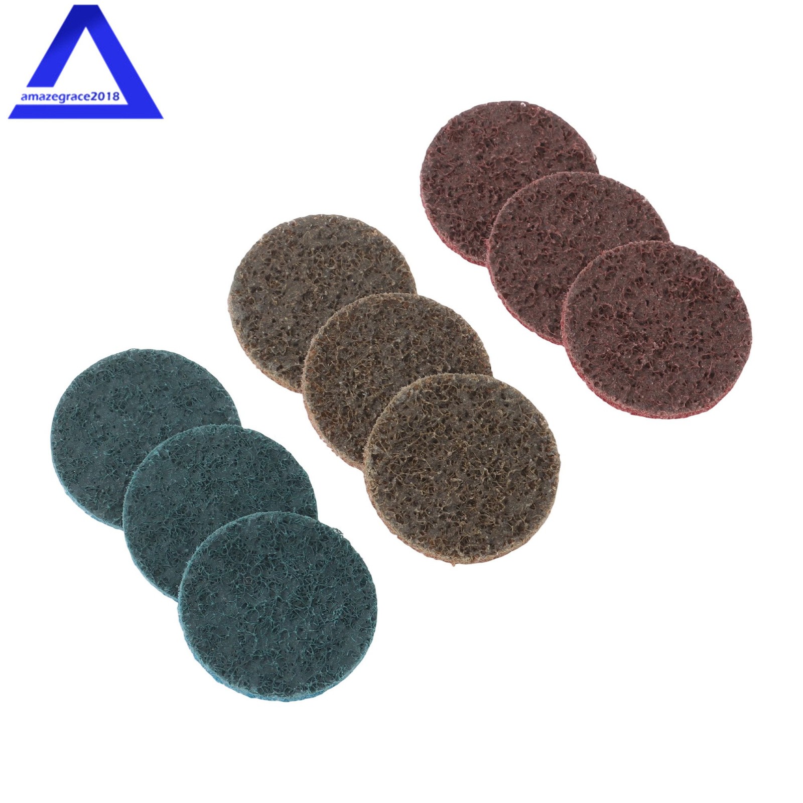 150×Sanding Discs 2″ Quick Change Fine Medium Coarse Sanding Pads Aluminum Oxide