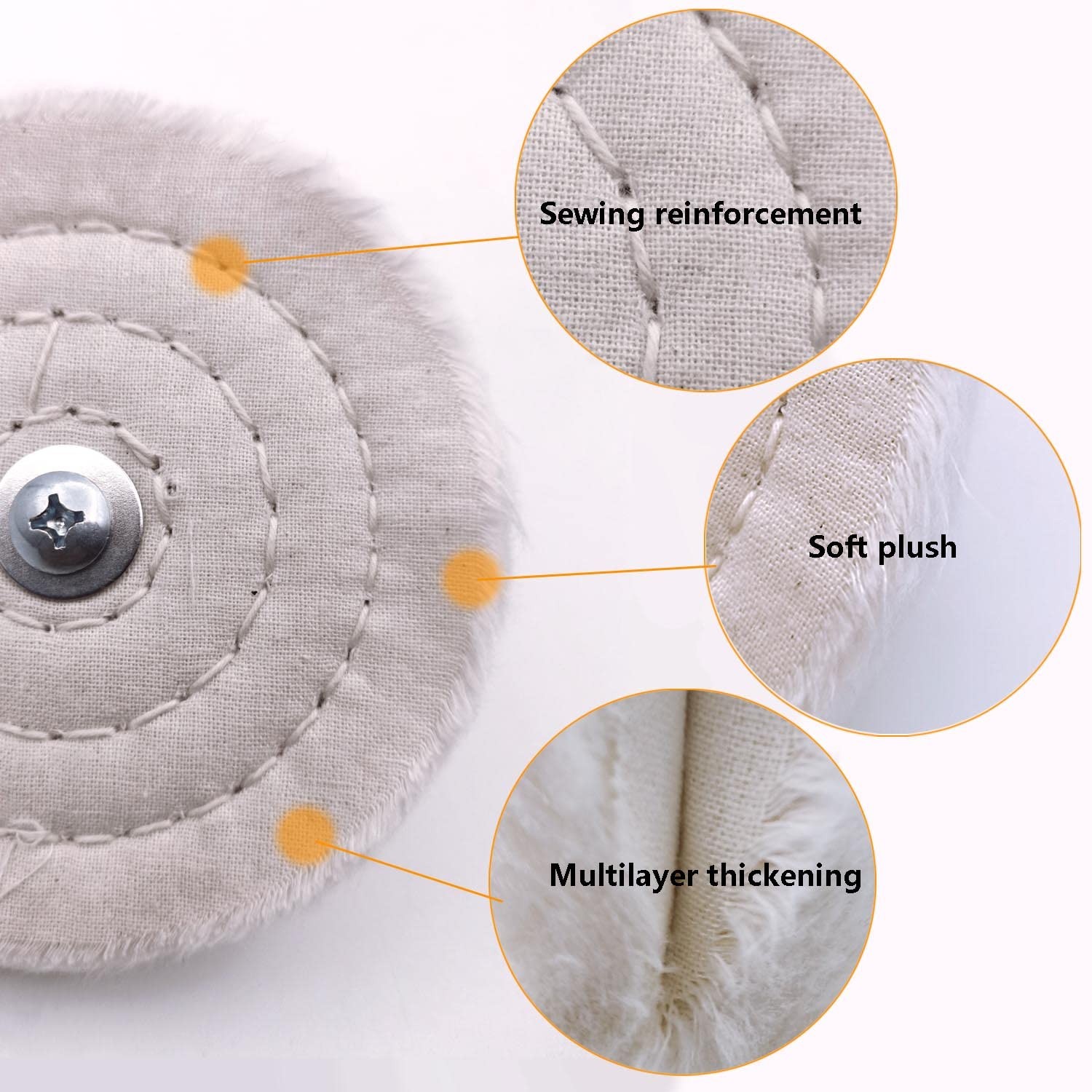 11 pcs Buffing Wheel for Drill, Buffing Pad Polishing Wheel Kits, Wheel Shape…