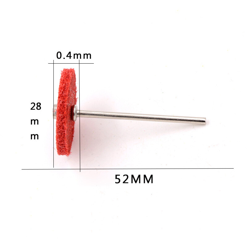 T-shaped Nylon Fiber Grinding Head Polishing Buffing Abrasive Disc 150-600 Grit