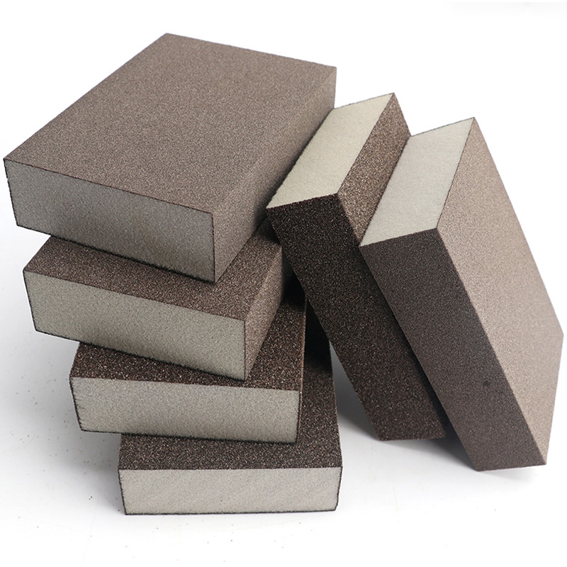 Foam Sponge Sandpaper Sanding Blocks Wet & Dry Square Sanding Block 70*50*25mm