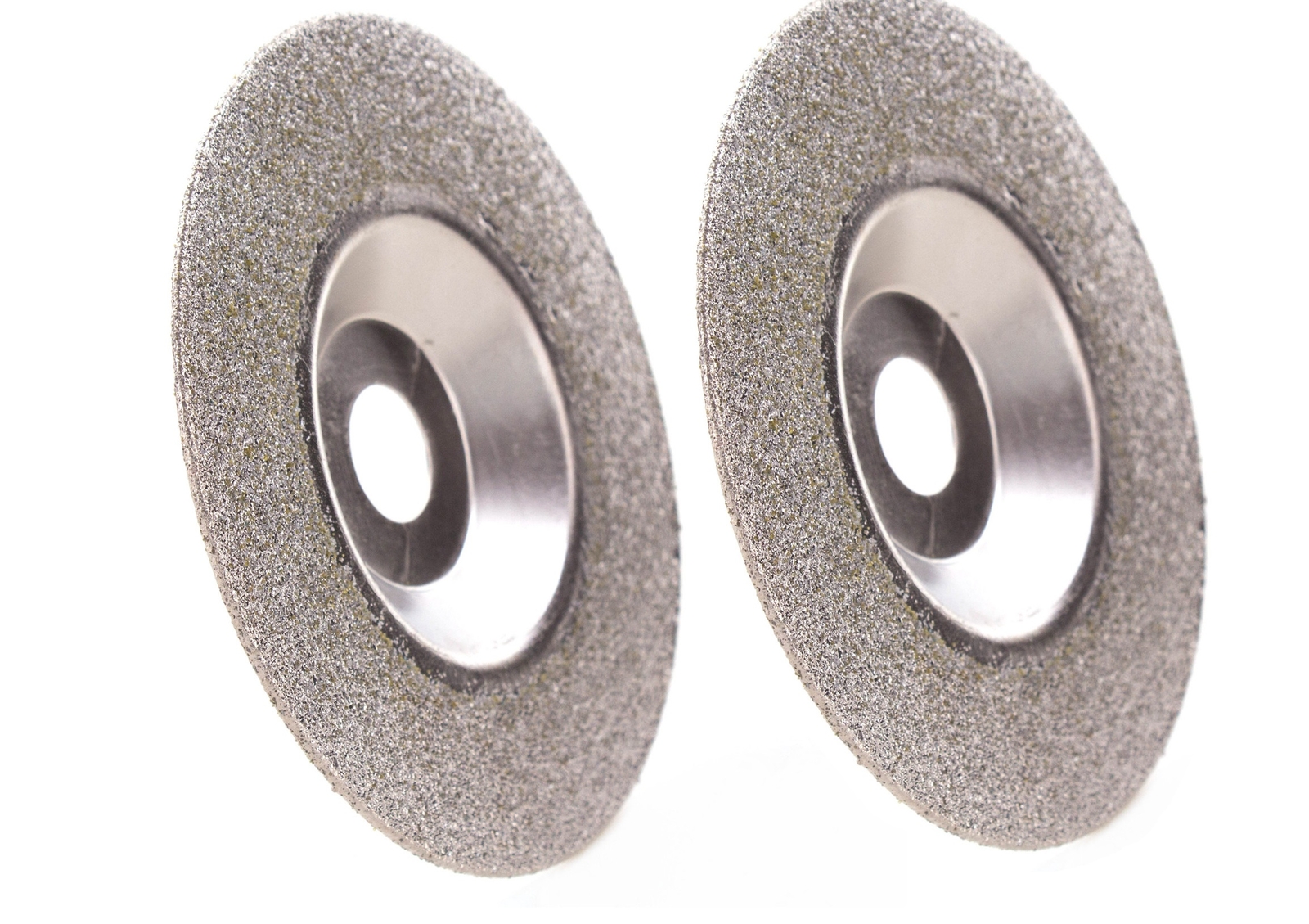 2Pcs 100mm Grit 60 Diamond coated grinding disc wheel For Angle Grinder Glass