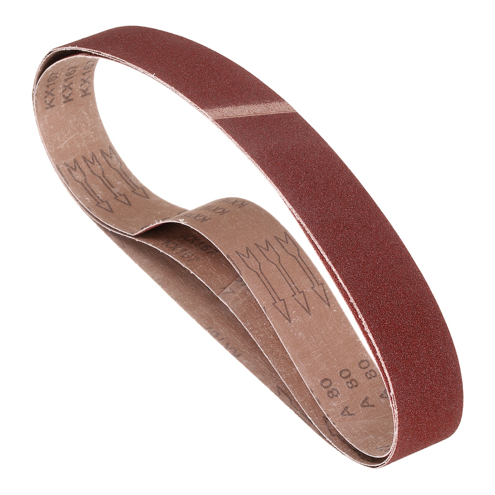 4 Piece Sanding Belts Sets 1-1/2″ x 30″ 40/60/80/120 Grits Aluminum Oxide