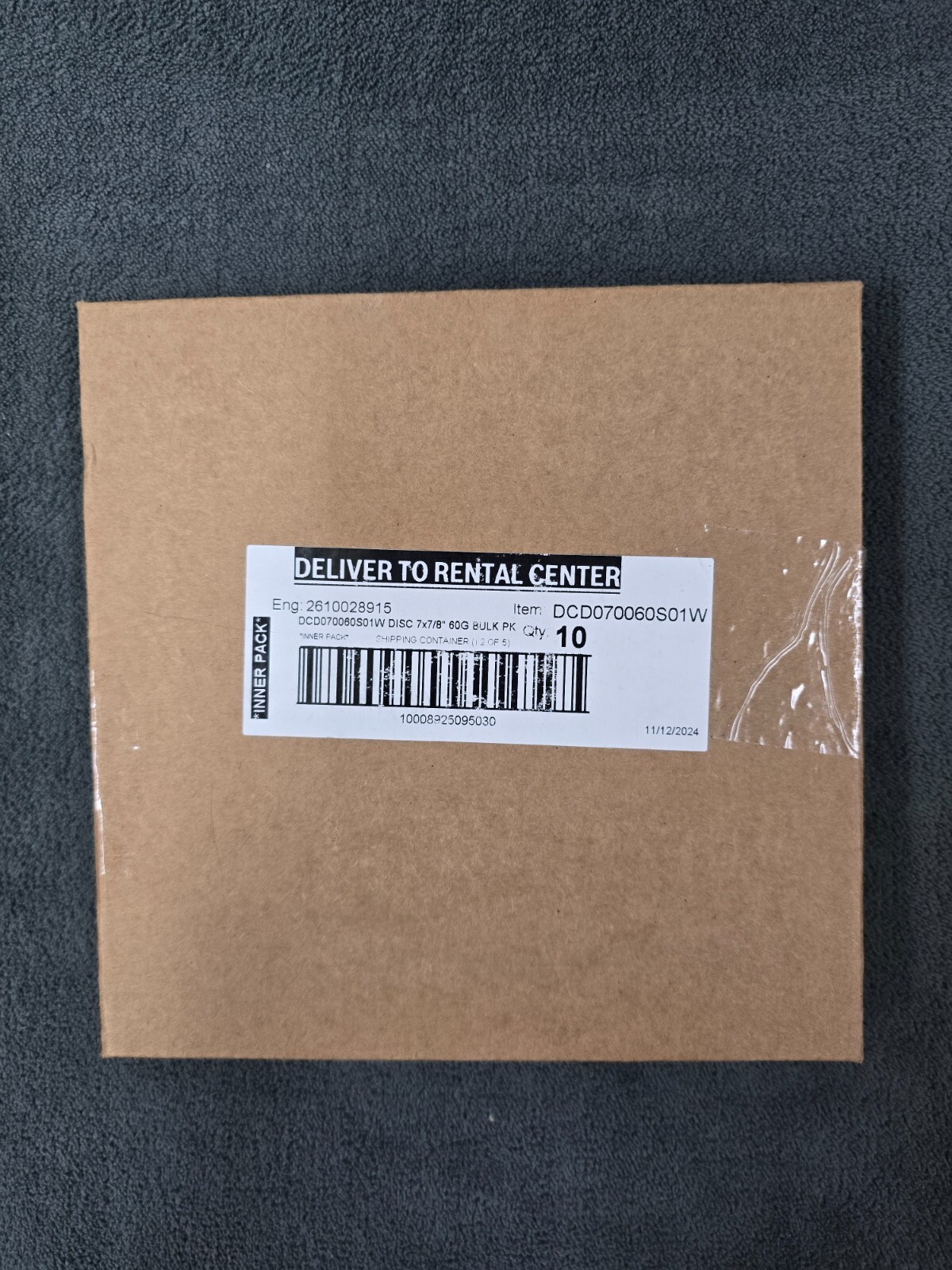 Diablo 7 in. 60-Grit Edger Disc (10-Pack) DCD070060S01W