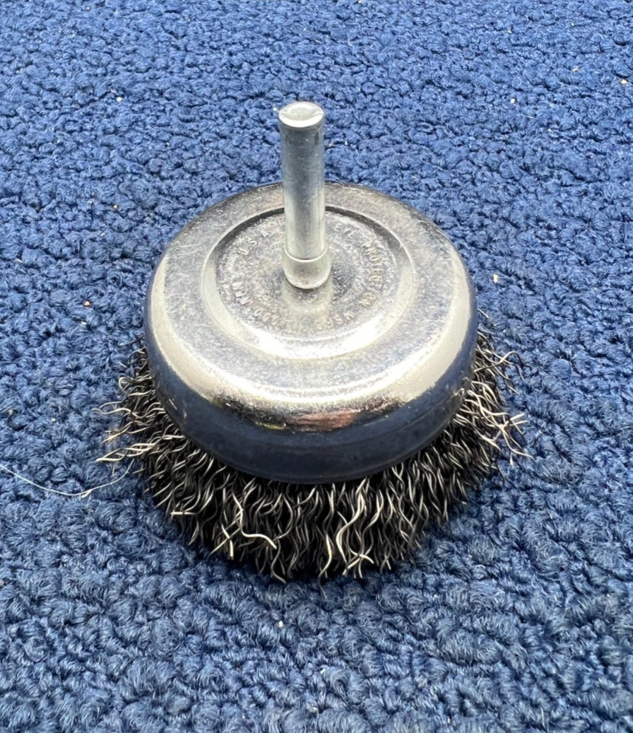 (QTY 5) Wire Cup Brush Crimped Carbon Steel 13000 Max RPM