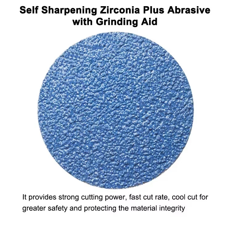 100PC 2” Quick Change Zirconia Sanding Disc 36# For Metal Wood Surface Grinding