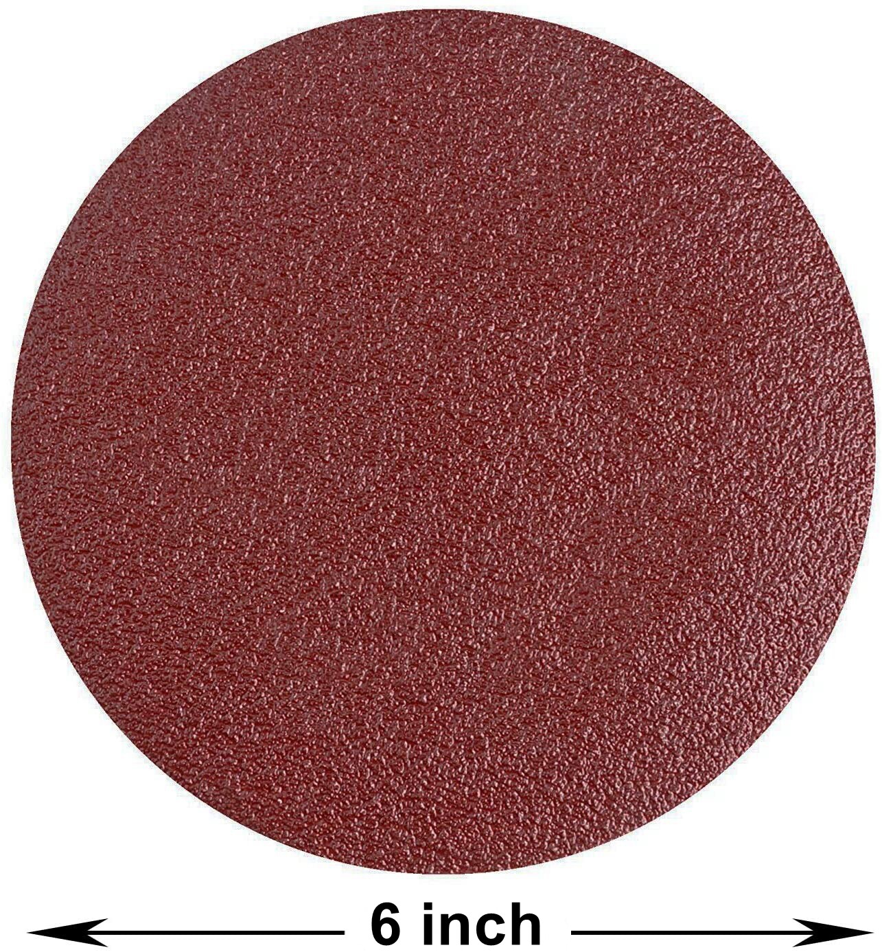 100PCS 60-1000 Grit Sticky Back Sandpaper 6 inch PSA Self Adhesive Sanding Discs