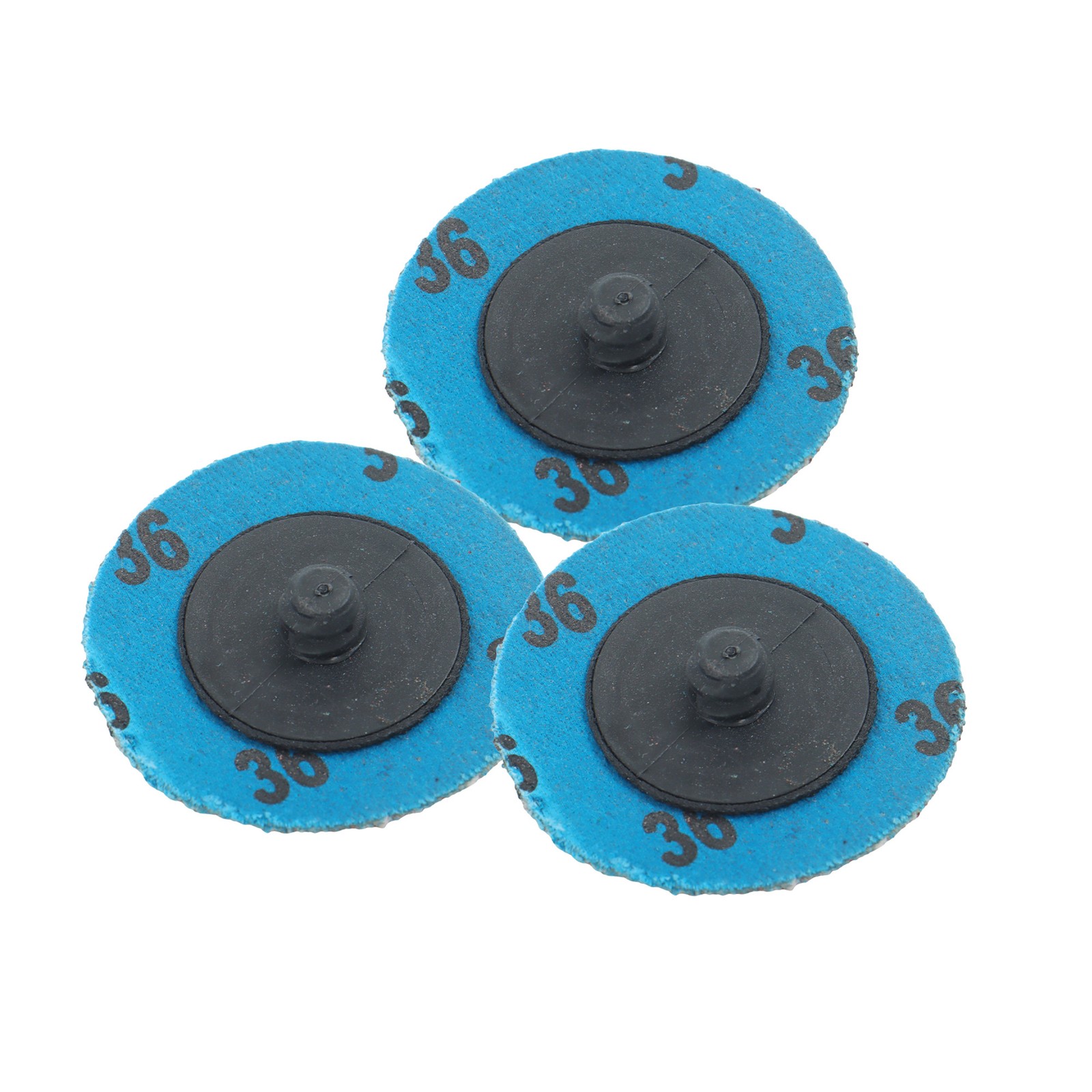 50 Pcs 2 Inch 36 Grit Aluminum Oxide Sandpaper Grinder Sanding Grinding Disc
