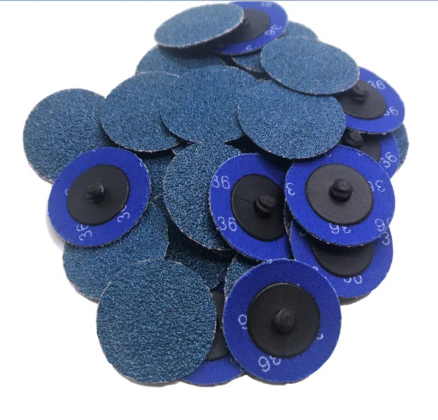 100PC 2” Quick Change Zirconia Sanding Disc 36# For Metal Wood Surface Grinding