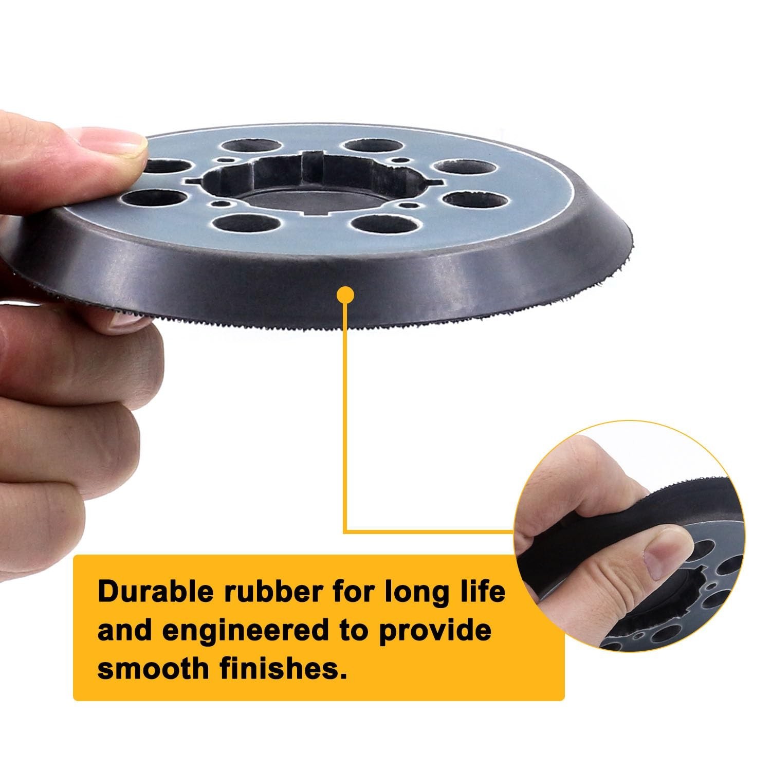 Fine Grit Sanding Pads for DeWalt, 5-Inch, 4 Pack – Easy Fit & Reduced Vibration