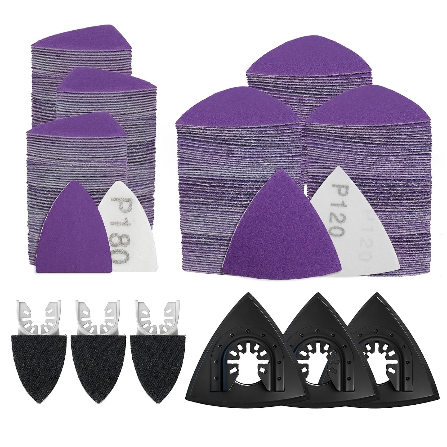 All-In-One 266PCS Zirconia Sanding Set – Compatible with Most Oscillating Tools