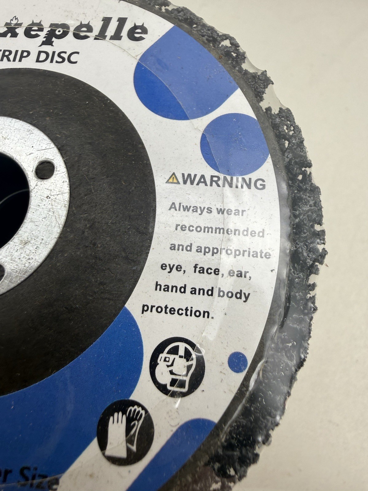 5 Pack Strip Discs 4″ x 5/8″ Arbor Size Stripping Wheels For Grinder New *READ..