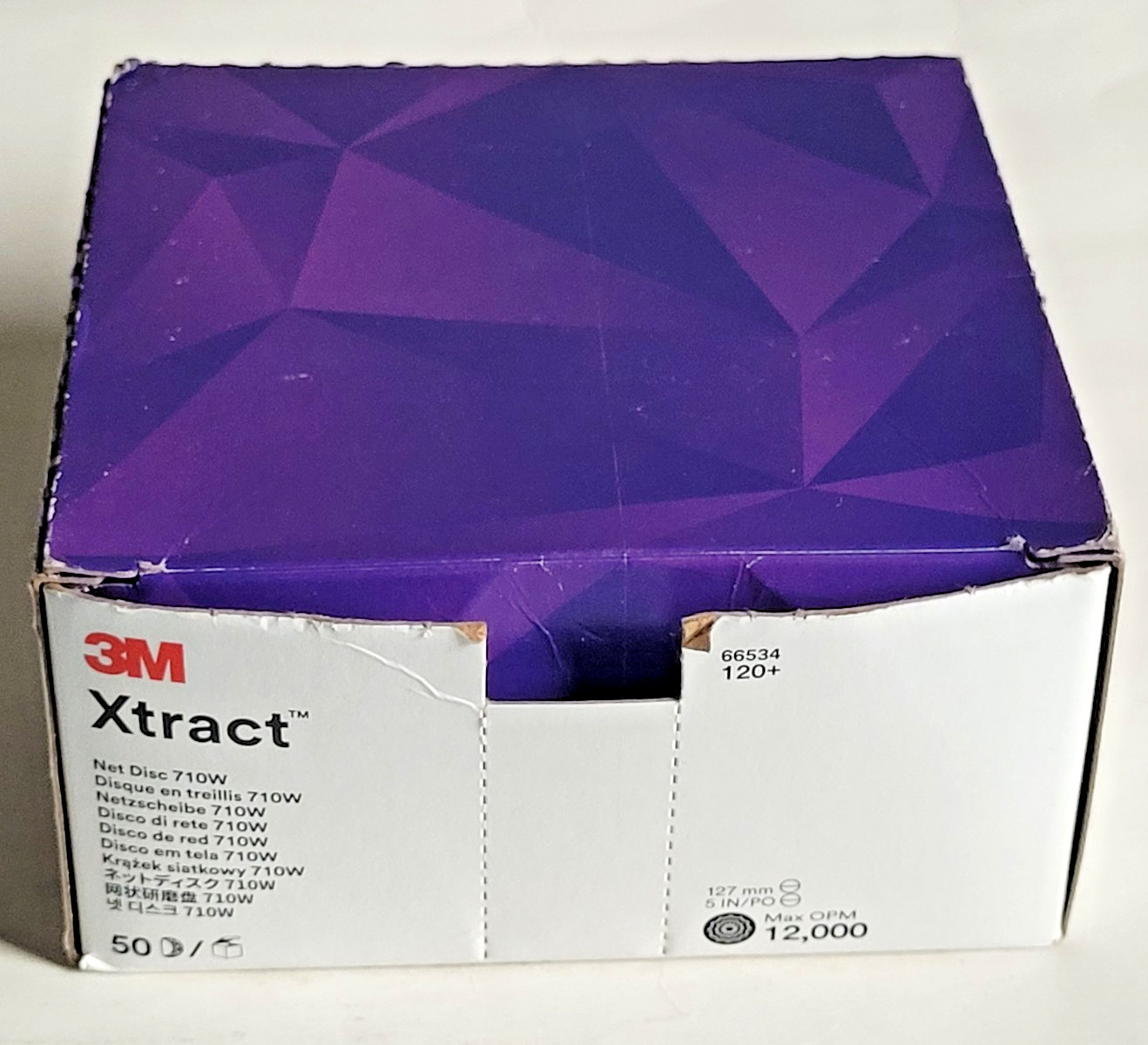 3M Xtract 66534 Box of 40 Net Disc 710W 150+ Grit Grade 6″ diameter 12000 RPM