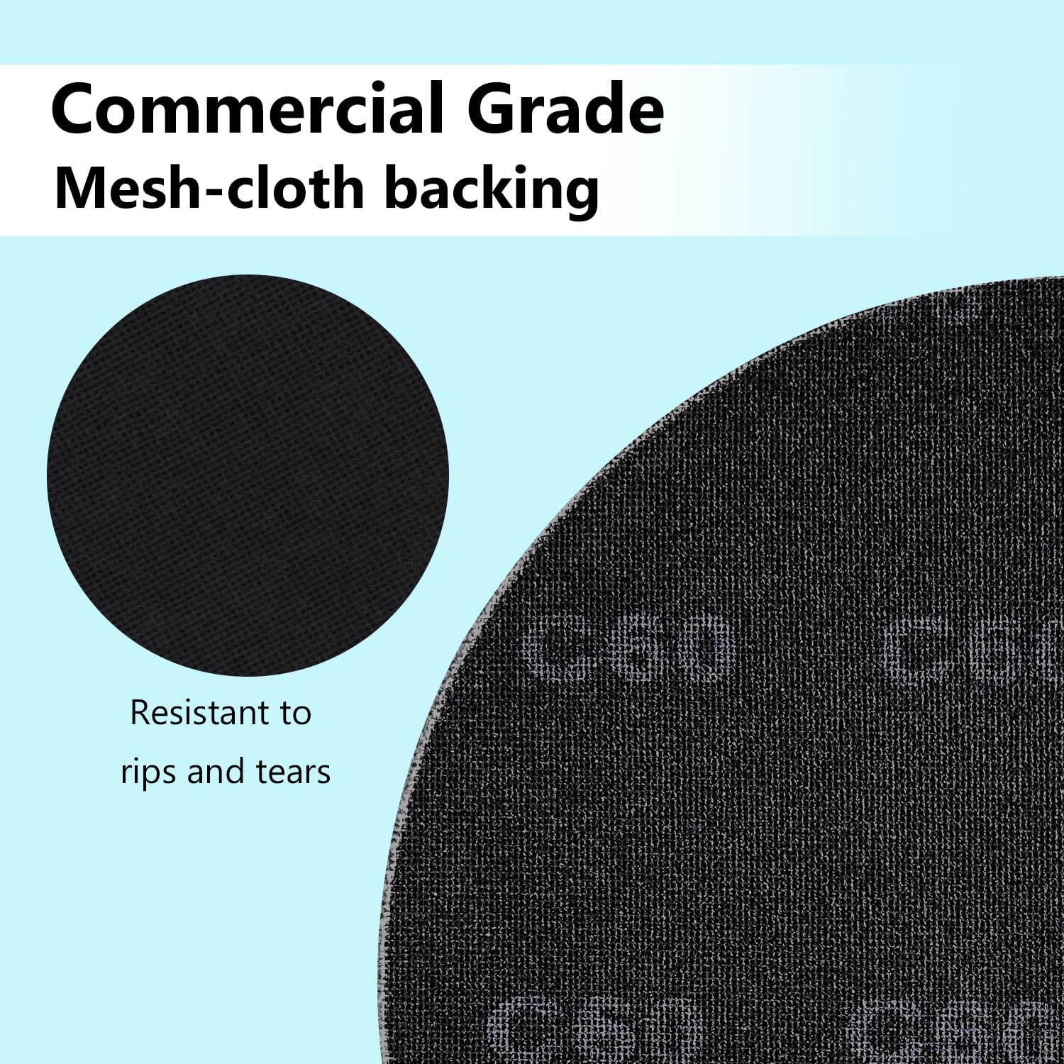 10 PCS 17 Inch Sanding Screen Discs Black Silicon Carbide Mesh 180 Grit Wood