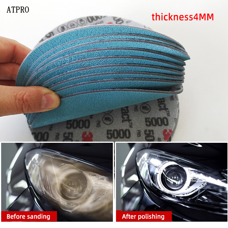 3M 02085 Trizact Pyramid Disc Foam Grinding Disc 6″ P3000/5000（15pcs/box）