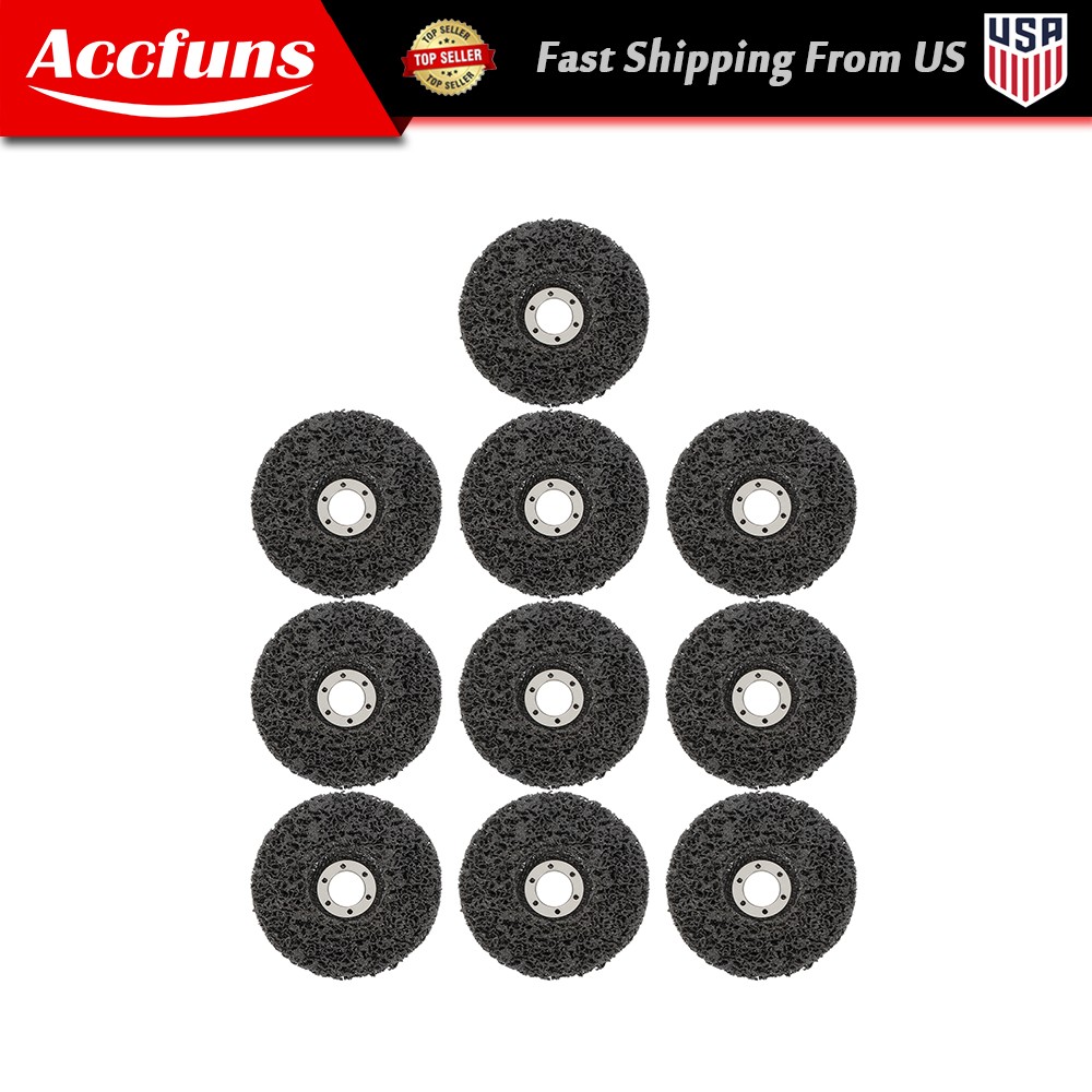10 Pieces of 4.5inch x 7/8 inch Black Diamond Grinding Discs for Angle Grinder