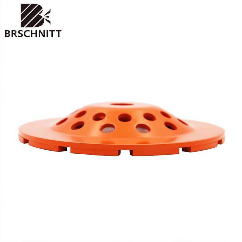 Diamond Double Row Grinding Cup Wheel for Concrete Masonry 4/4.5/5/7” BRSCHNITT
