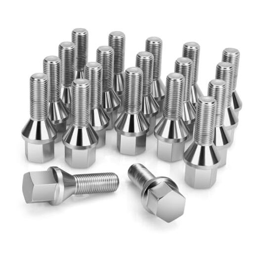 M12x1.25 Lug Bolts Set Compatible with Je-ep Compass Cherokee Renegade, 20pcs