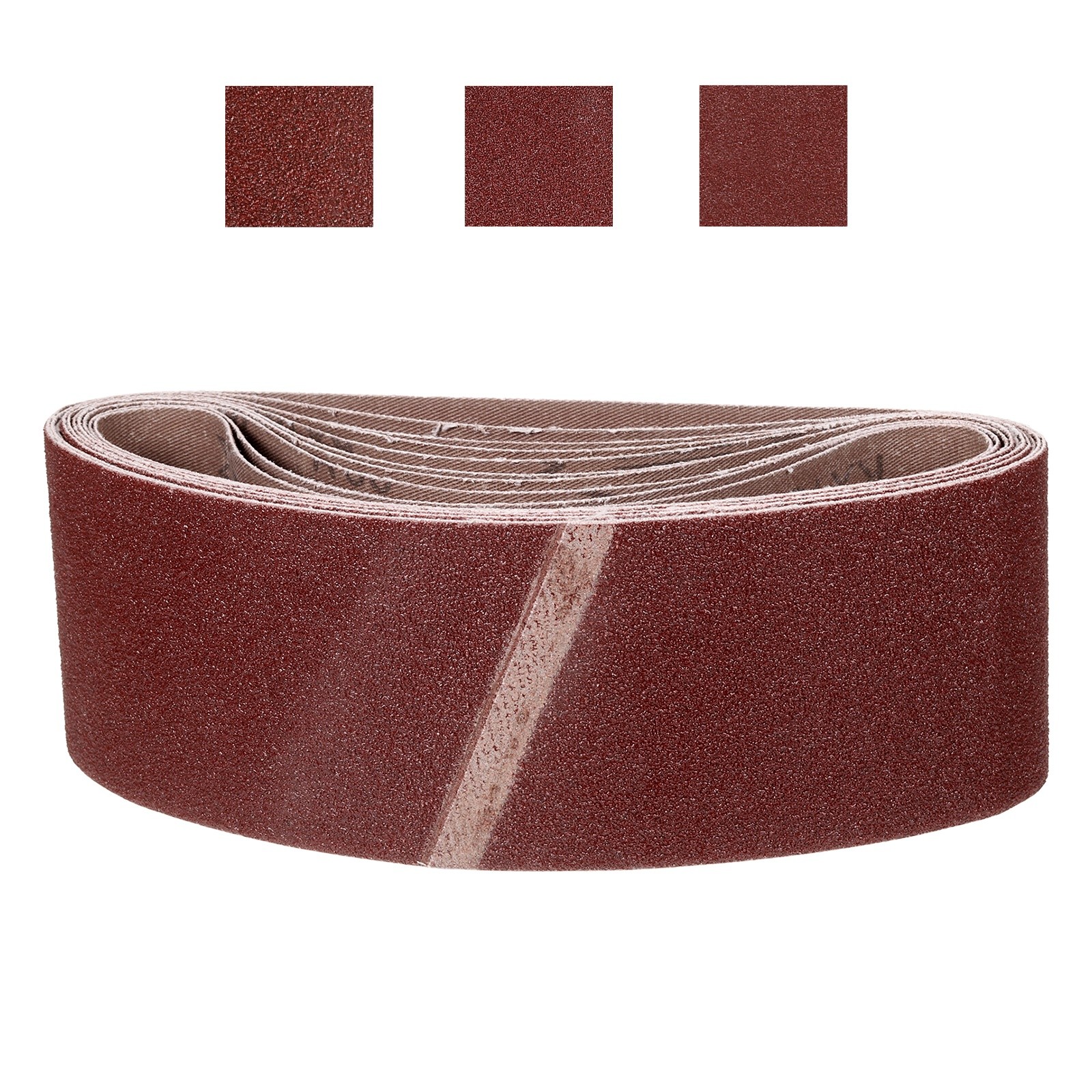 4 x 24 Inch Sanding Belt,15 Pcs 80/120/240 Grit Knife Sharpener Belts