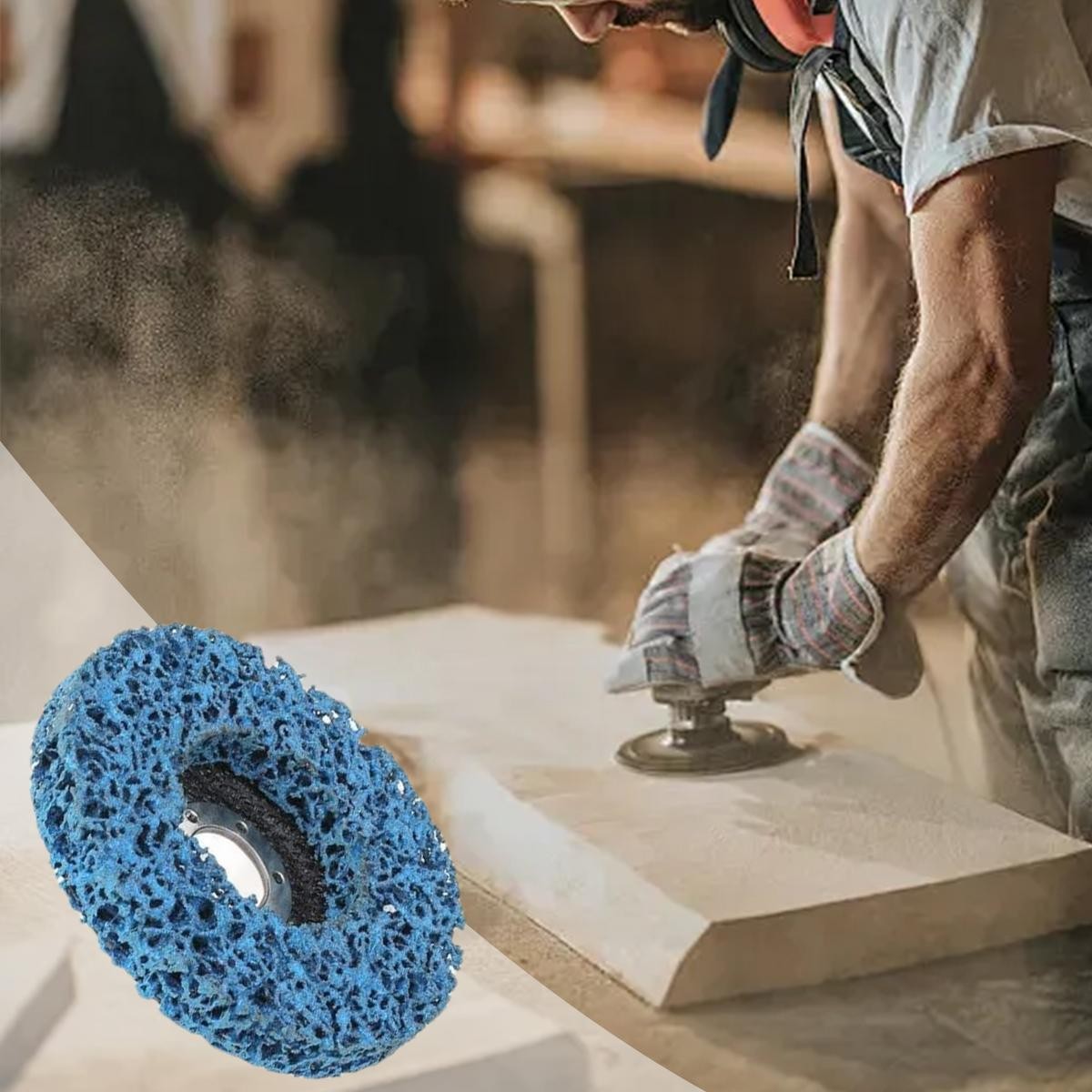 5pcs Nylon Grinding Disc 115mm for Stainless Steel Surface Preparation Work