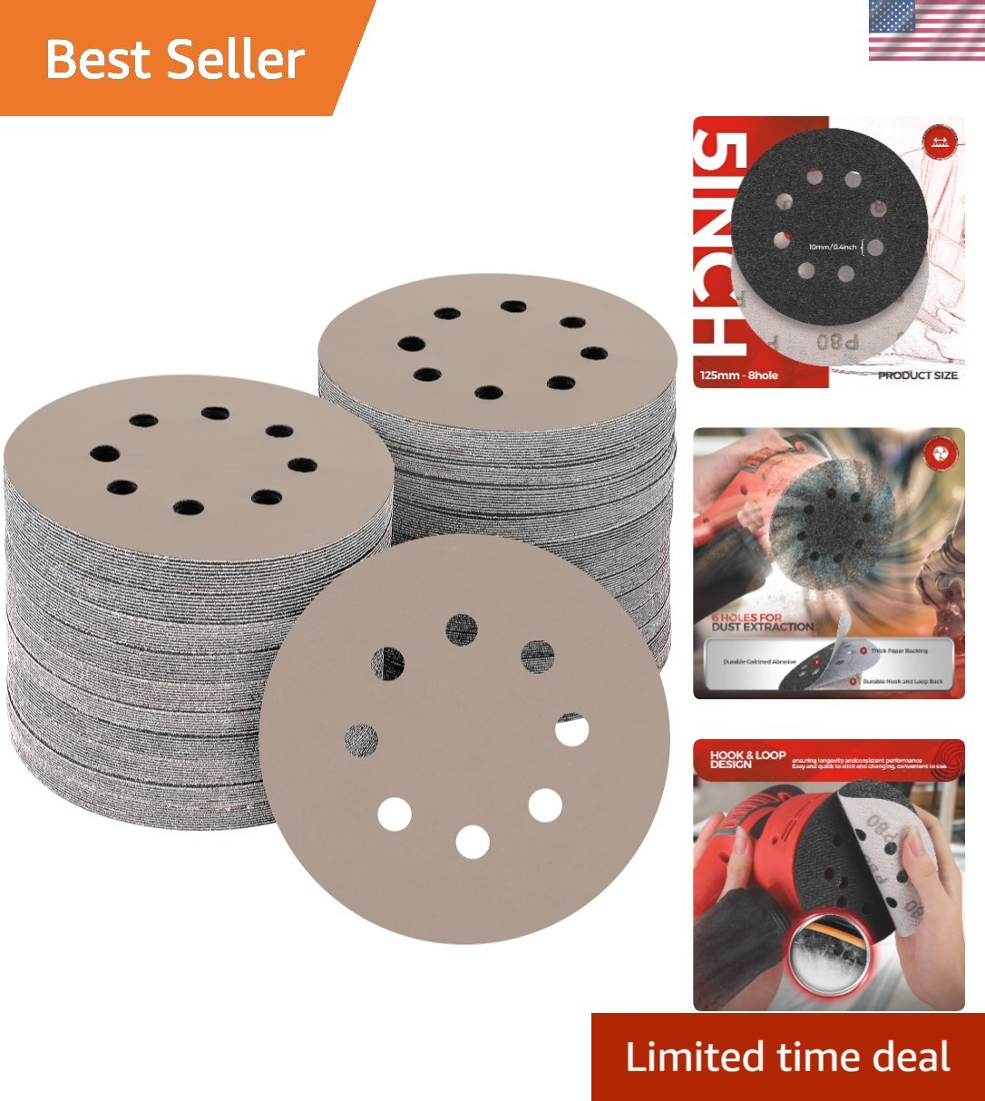 50 Count 5 Inch Wet Dry Sandpaper Discs 3000 Grit – Perfect for Metal Polishing