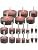 20 Pcs Flap Wheel Sander Set 80 Grit Sanding Wheel for Drill 1/4″ Shank for Meta