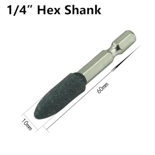 ??????? 10 Pcs 10 mm Cone Shape Mounted 10 Pcs 10mm Bullet Shape