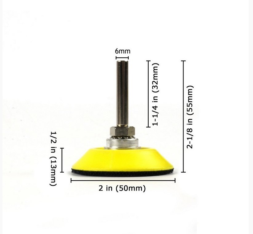2 inch Headlight Restoration DIY Kit (for Electric Drill), Total 20PCS
