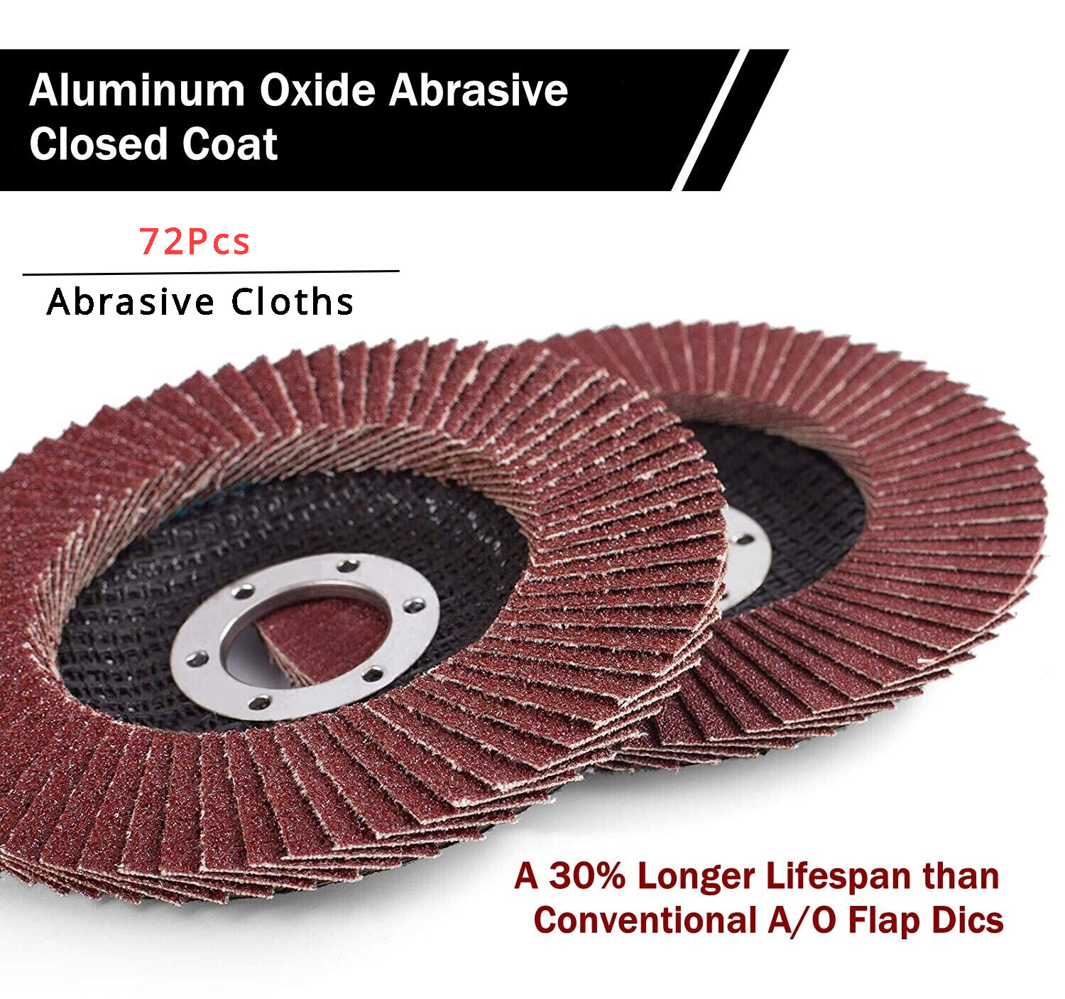 4.5inch Aluminum Oxide Flap Disc 40-120grit Angle Grinder Sanding Grinding Wheel