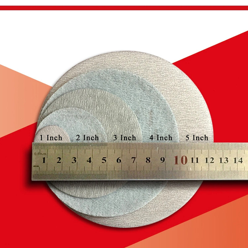 1″ 25mm Dry Sanding Discs Round Sandpaper Abrasive Flocking Pads 60-1000 Grit