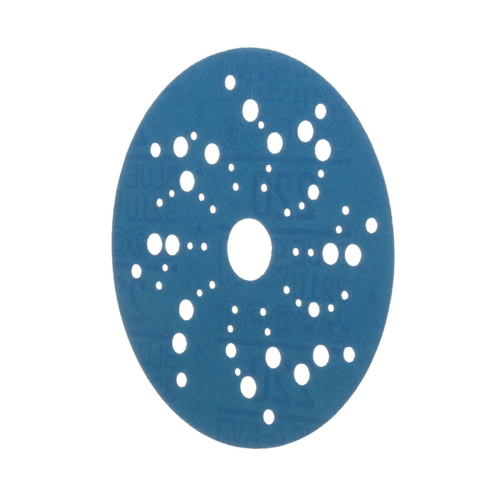 3M Hookit Blue Abrasive Discs 36162, Multi-Hole, 5 in, 220+ Grade, Pack of 50,