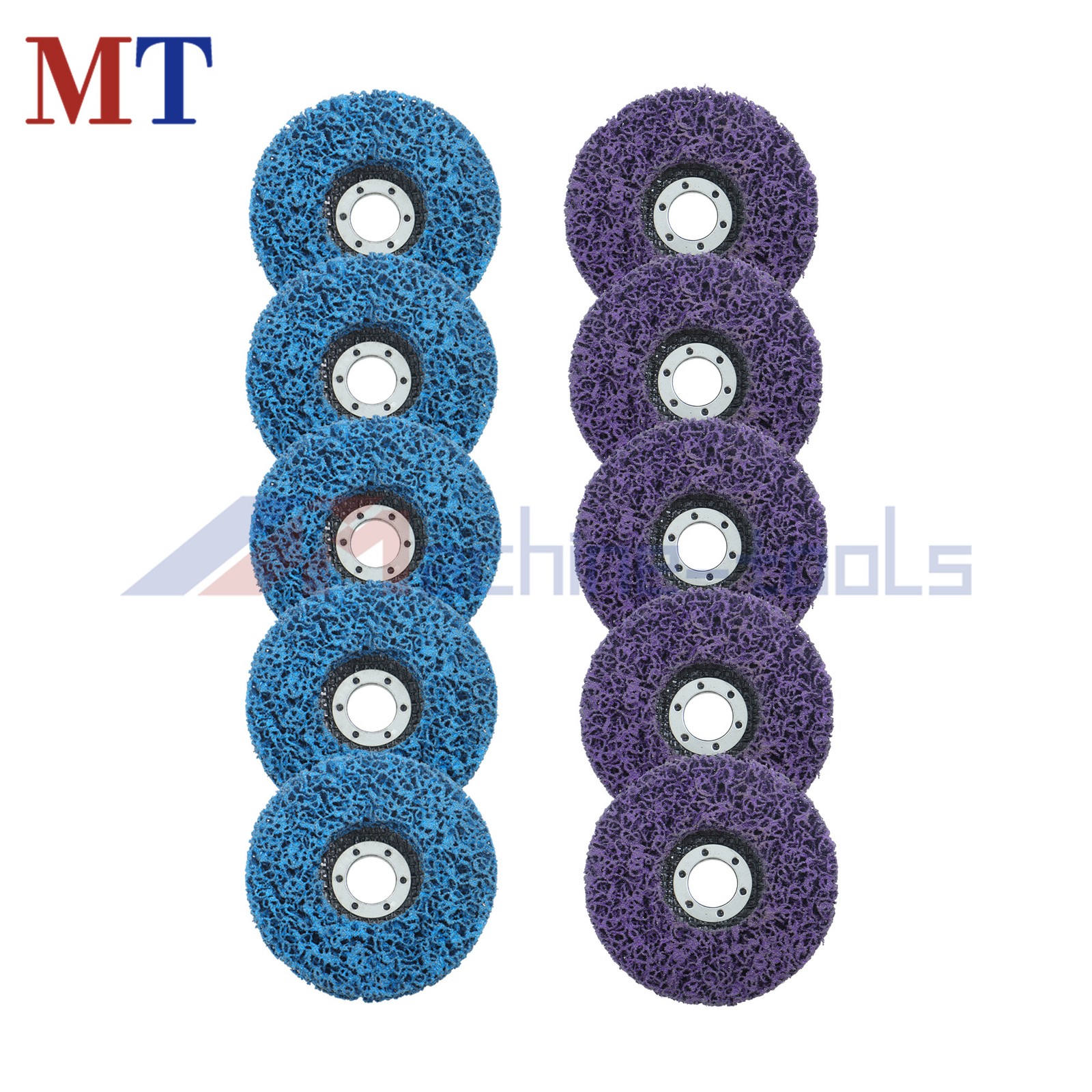10 Pack Strip Discs 4-1/2 Inch x 7/8 Inch Stripping Wheel Rust Remover Wheels
