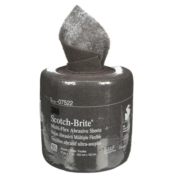 Scotch-Brite Multi-Flex Sheet Roll, MX-SR, SiC Ultra Fine, 8″ x 20 ft