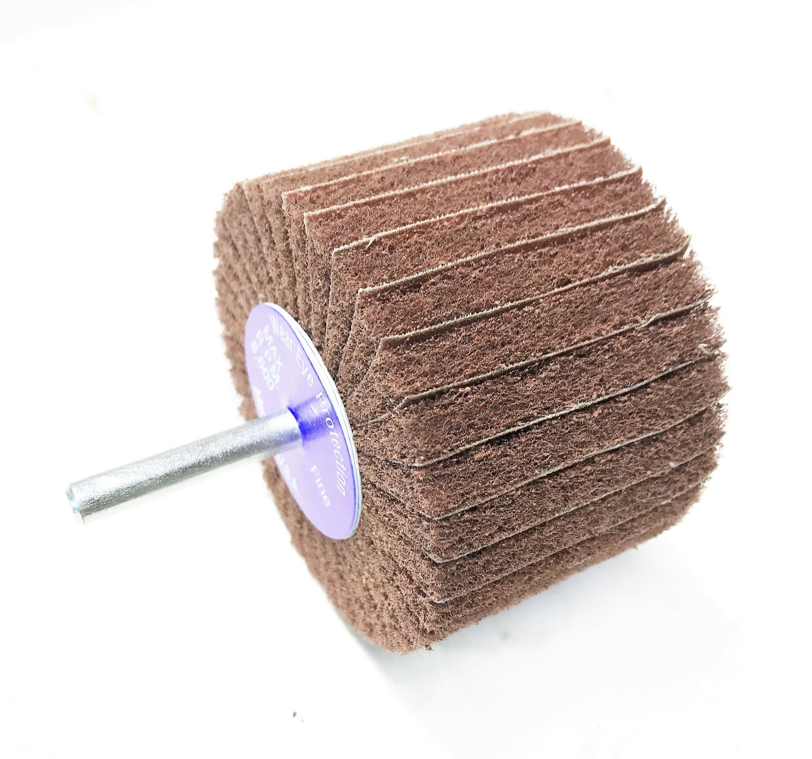 Partsmaster 3″ X 2″ X 1/4″ 320 Grit Abrasive Fine Flap Wheel DY87653322 NOS