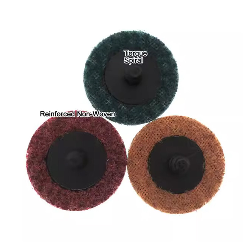 46 PCS 2″ Inch 50mm Type R Roll Lock Quick Change Discs Die Grinder Sanding Pads
