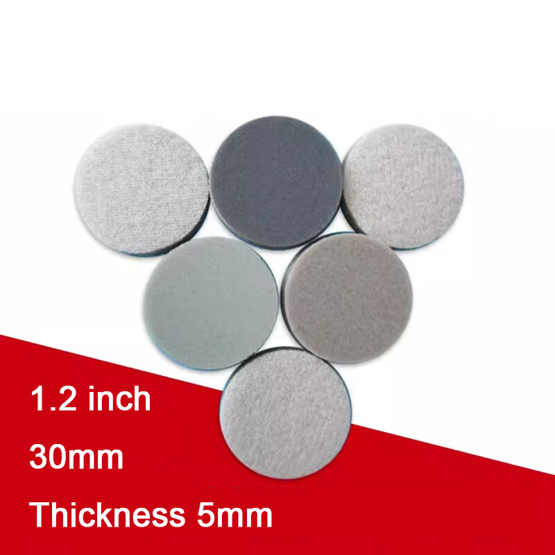 1.2″ Dry Sanding Discs 30mm Sandpaper Hook and Loop Pads Grit 300-3000 Abrasive