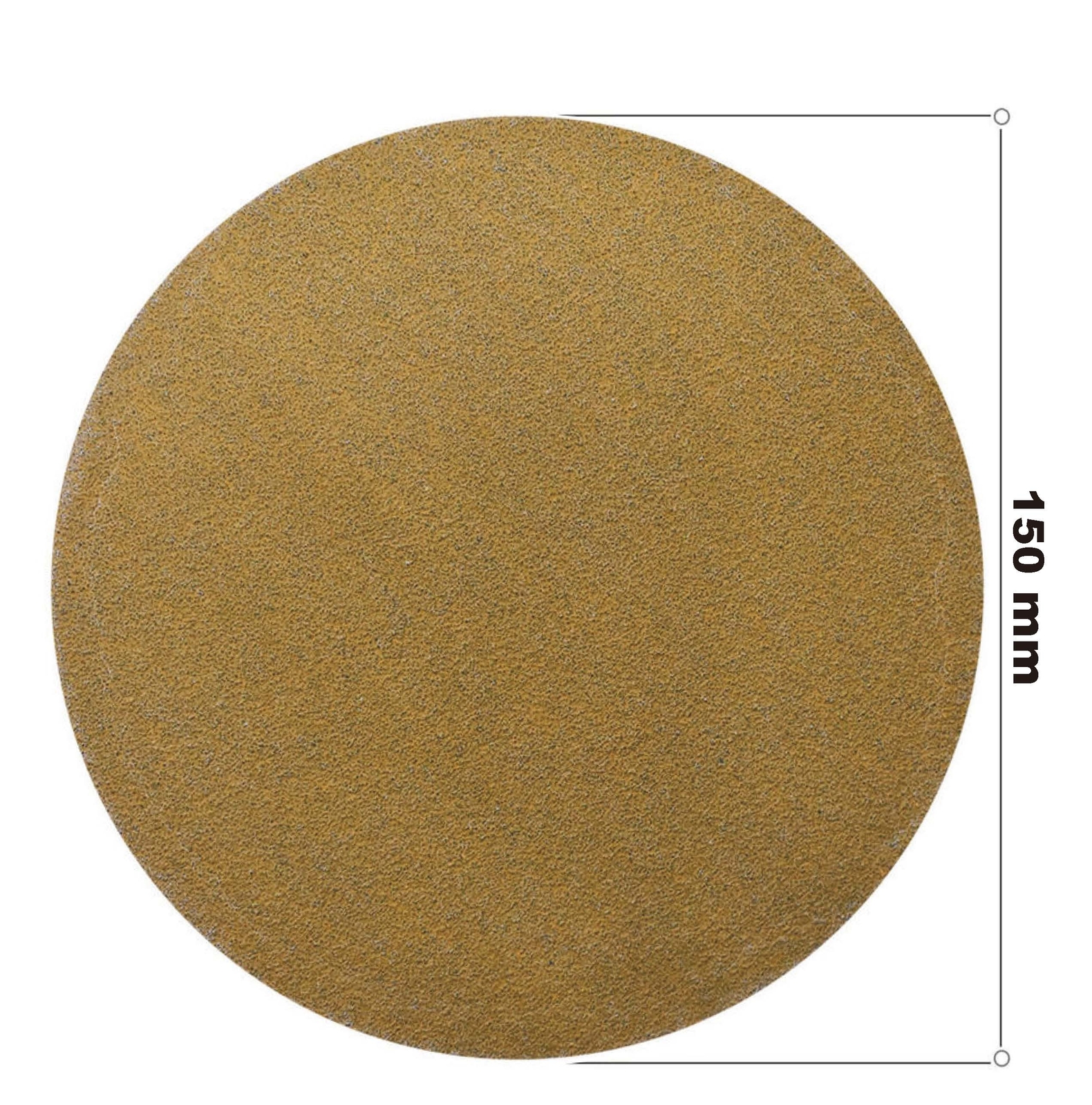 25/50 Pcs 150mm 6 Inch sandpaper No Hole Hook and Loop Grip Sanding Disc P40-800