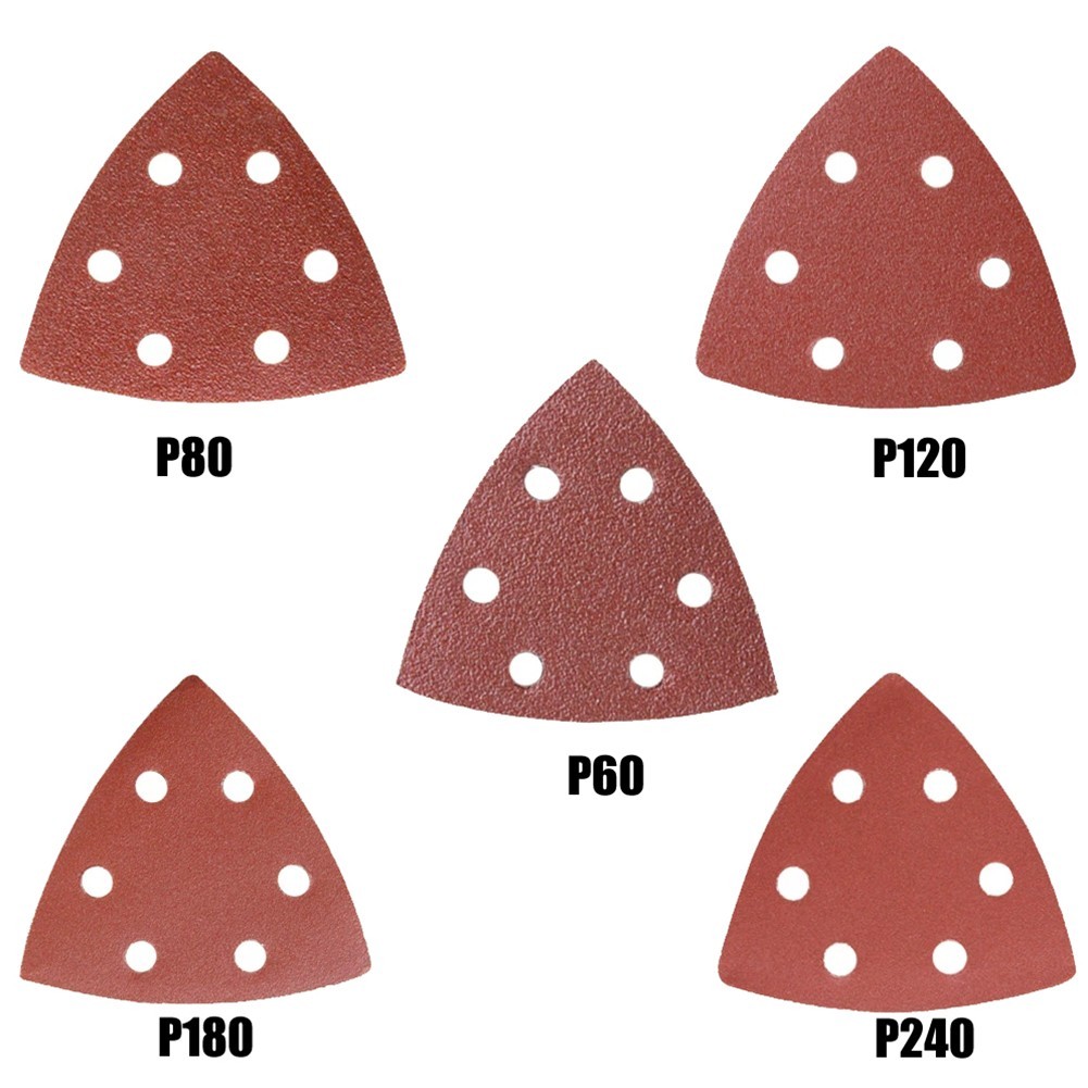 Sanding Paper Power Tool 25 Pcs 60# 80# 120# 180# 240# 93mm Aluminum Oxide