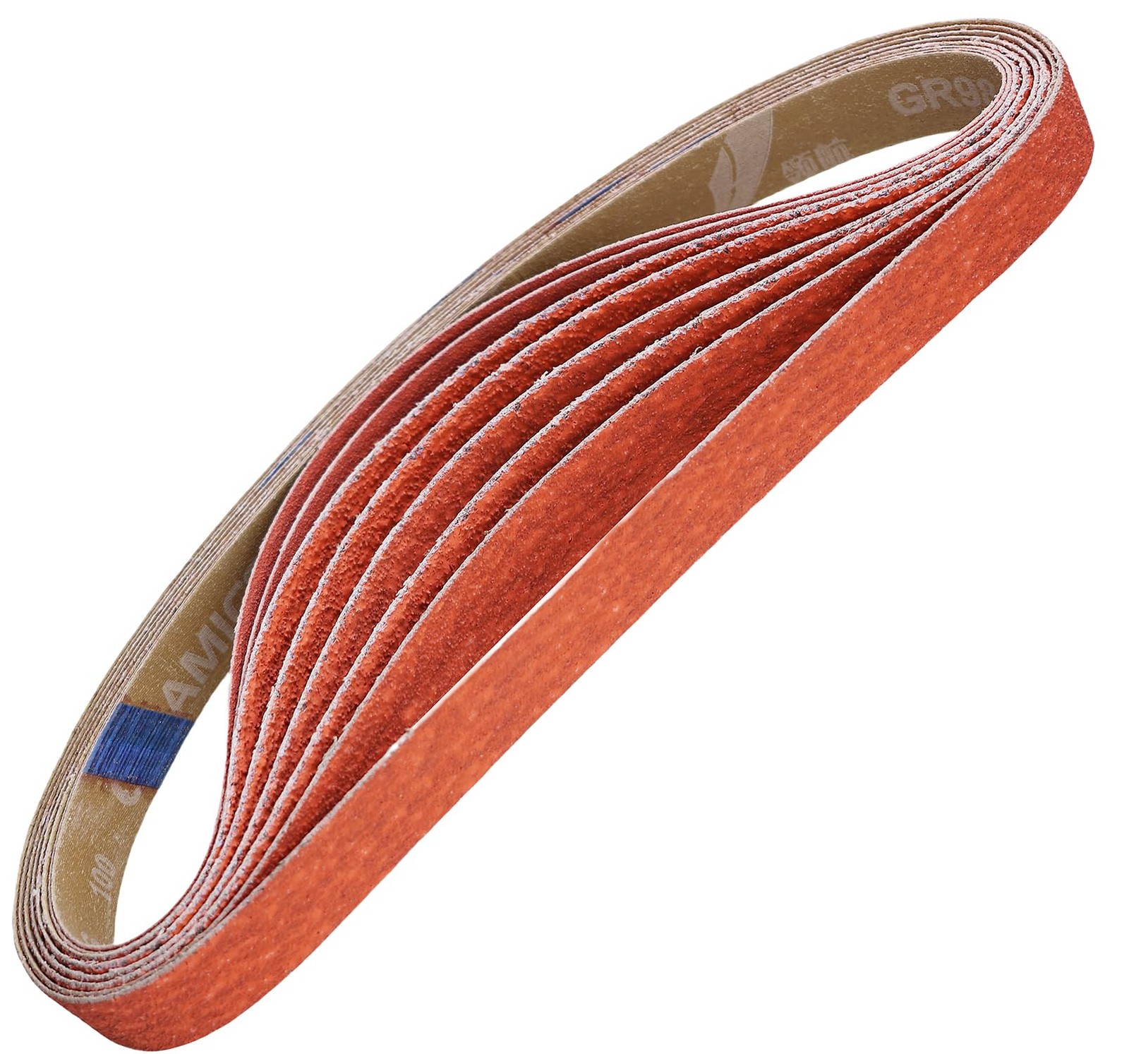 8 Pack 1 x 30 Inch Metal Grinding Ceramic Sanding Belts Kit – 40 60 80 120 Gr…