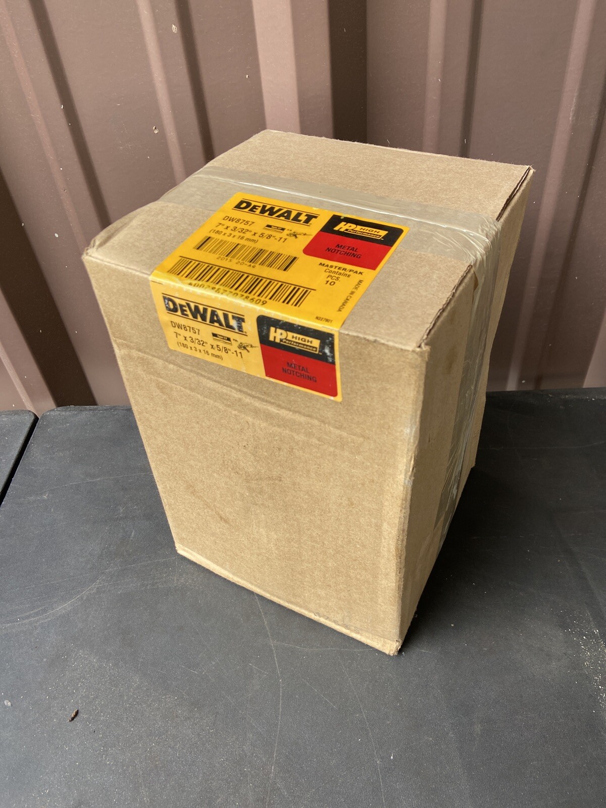 10 DeWalt DW8757 High Performance 7”x3/32”x5/8-11 Stainless HP Grinding Cutting