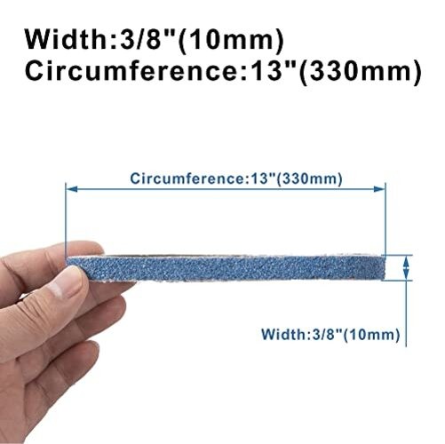 40PCS Assorted Zirconia Sanding Belts – 3/8″ x 13″