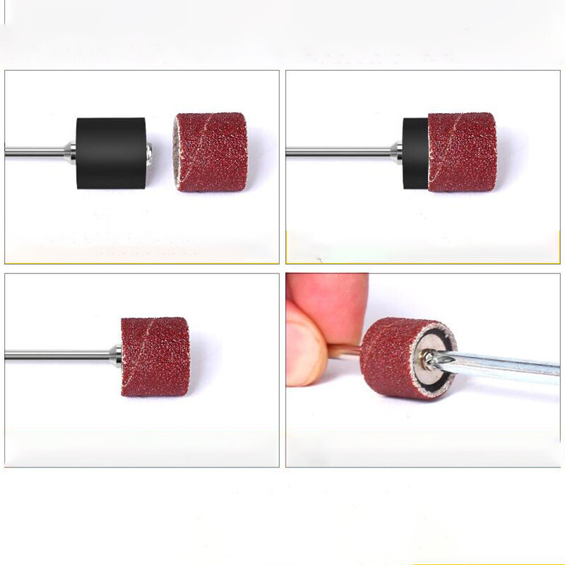 Sanding Bands Drum Sleeves Nail Electric Drill File Machine Bits 80 – 600 Grit