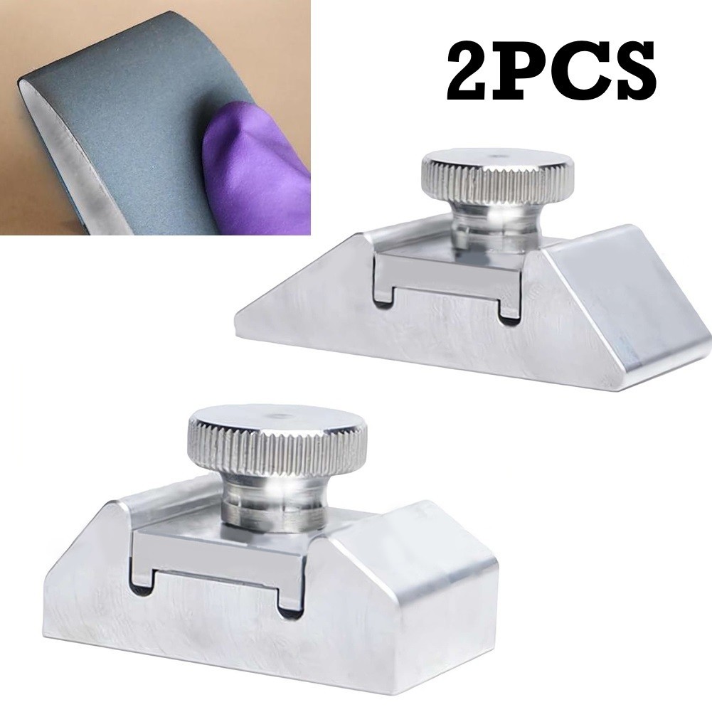 2PCS Sandpaper Rack Grinding Clip for Edge Sanding and Polishing Tasks