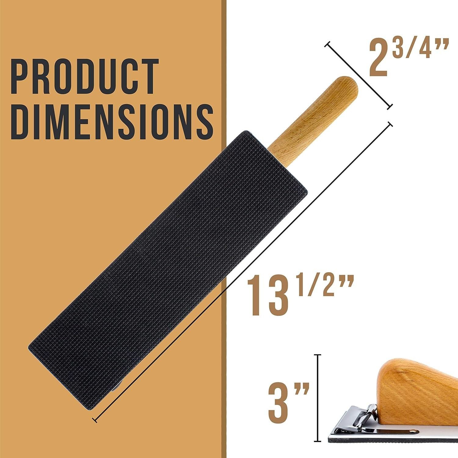 “Wooden Handle Longboard Sander 10.75″” Long – Block Sander, Auto Body Sanding .