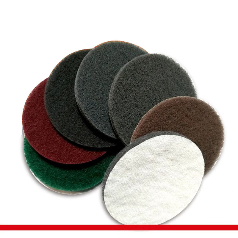 5 Inch Scouring Pad Sanding Discs Hook & Loop Abrasive Finishing Cleaning Pads