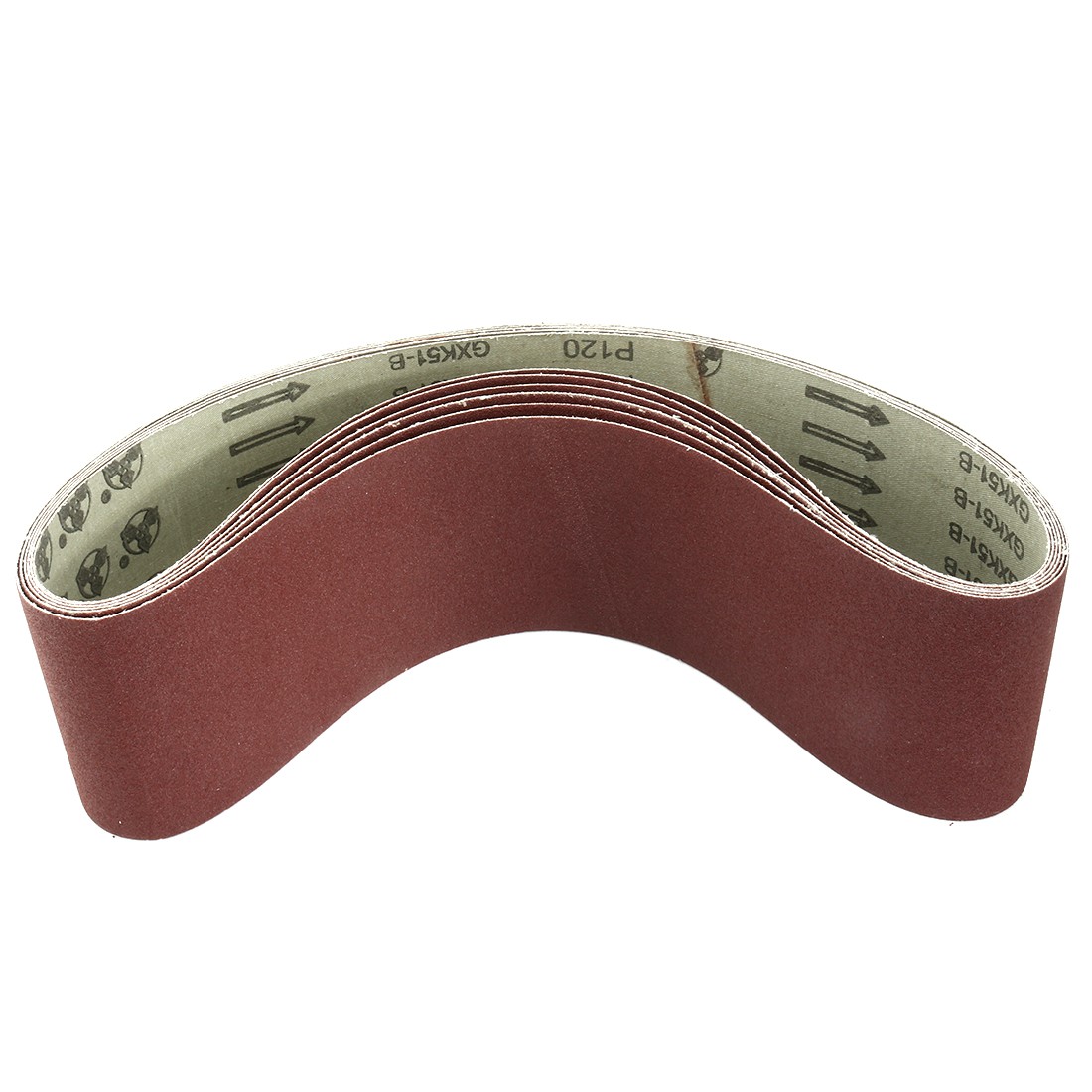 6pcs 100 x 915 mm Sanding Belt Belt Sander Sheets 120 Grits Sandpaper