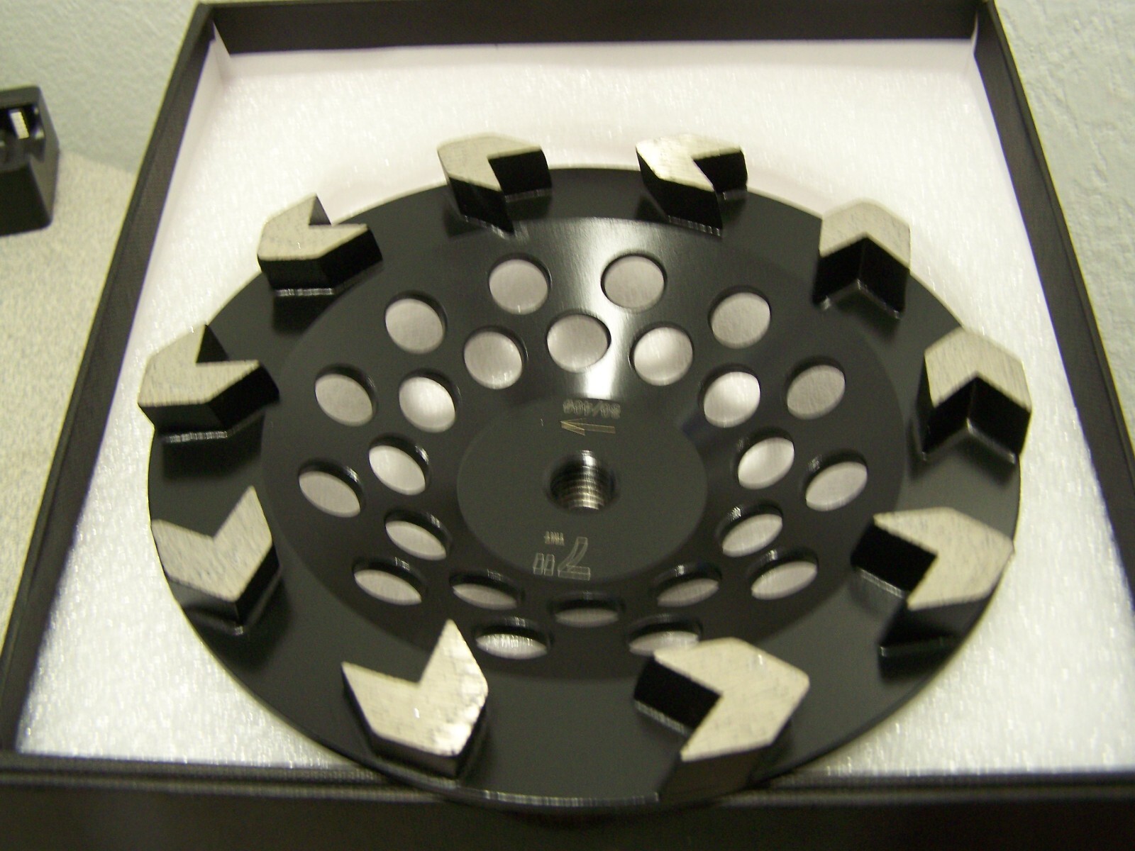 7″ Cup Wheel 10 arrow segment concrete grinding heavy coating removal,