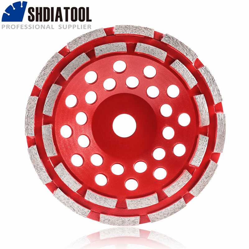 7”180mm Diamond Grinding Wheel Double-Row Abrasive Sanding Wheel Granite Marble