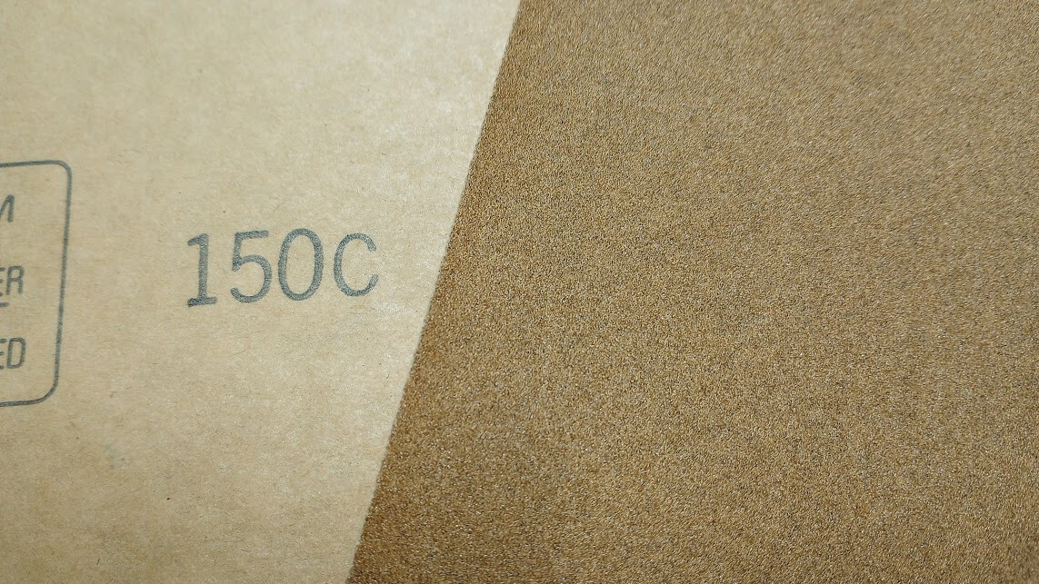 Aluminum Oxide Sanding Sheet 150 Grit Heavy C Weight PACK of 10 SHEETS OPENCOAT